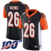 Wholesale Cheap Nike Bengals #26 Trae Waynes Black Team Color Youth Stitched NFL 100th Season Vapor Untouchable Limited Jersey