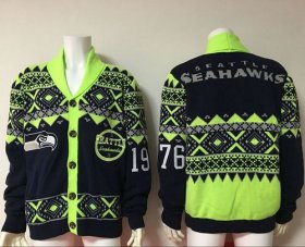 Wholesale Cheap Nike Seahawks Men\'s Ugly Sweater_1