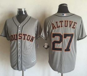 Wholesale Cheap Astros #27 Jose Altuve Grey New Cool Base Stitched MLB Jersey