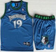 Wholesale Cheap Minnesota Timberwolves #19 Sam Cassell Blue Swingman Jersey Short Suits