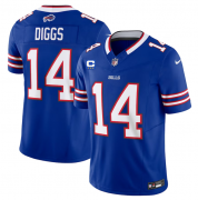 Wholesale Cheap Men's Buffalo Bills #14 Stefon Diggs Blue 2023 F.U.S.E. With 4-Star C Patch Vapor Untouchable Limited Football Stitched Jersey