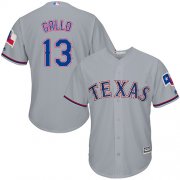 Wholesale Cheap Rangers #13 Joey Gallo Grey Cool Base Stitched Youth MLB Jersey