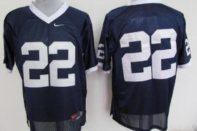Wholesale Cheap Penn State Nittany Lions #22 Navy Blue Jersey