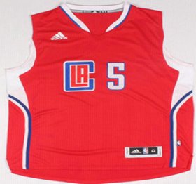 Wholesale Cheap Los Angeles Clippers #5 Josh Smith Revolution 30 Swingman 2015 New Red Jersey