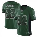 Wholesale Cheap Nike Jets #82 Jamison Crowder Green Team Color Men's Stitched NFL Limited Rush Drift Fashion Jersey