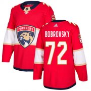 Wholesale Cheap Adidas Panthers #72 Sergei Bobrovsky Red Home Authentic Stitched NHL Jersey