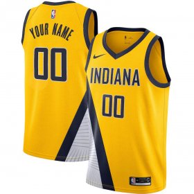 Wholesale Cheap Men\'s Indiana Pacers Active Player Custom Yellow Swingman Stitched Jersey