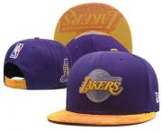 Wholesale Cheap Los Angeles Lakers Snapback Ajustable Cap Hat GS