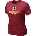 Wholesale Cheap Women's Nike Washington Redskins Critical Victory NFL T-Shirt Red