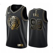 Wholesale Cheap Men's Boston Celtics #99 Tacko Fall Black Golden Edition Jersey