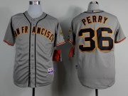 Wholesale Cheap Giants #36 Gaylord Perry Grey Road Cool Base Stitched MLB Jersey