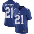 Wholesale Cheap Nike Giants #21 Jabrill Peppers Royal Blue Team Color Men's Stitched NFL Vapor Untouchable Limited Jersey