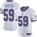 Wholesale Cheap Nike Giants #59 Lorenzo Carter White Men's Stitched NFL Limited Rush Jersey
