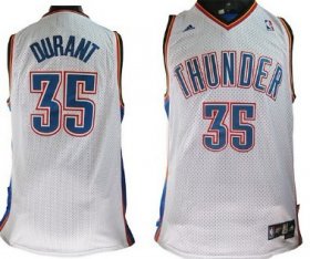 Wholesale Cheap Oklahoma City Thunder #35 Kevin Durant White Swingman Jersey