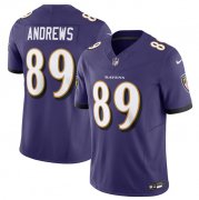 Wholesale Cheap Men's Baltimore Ravens #89 Mark Andrews Purple 2023 F.U.S.E Vapor Jersey