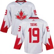 Wholesale Cheap Team CA. #19 Jonathan Toews White 2016 World Cup Stitched NHL Jersey