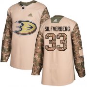 Wholesale Cheap Adidas Ducks #33 Jakob Silfverberg Camo Authentic 2017 Veterans Day Stitched NHL Jersey