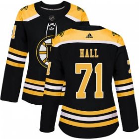 Wholesale Cheap Women\'s Boston Bruins #71 Taylor Hall Adidas Authentic Home Jersey - Black