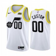 Wholesale Cheap Men's Utah Jazz Customized 2022-23 White Association Edition Stitched Basketball Jersey