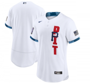 Wholesale Cheap Men's Pittsburgh Pirates Blank 2021 White All-Star Flex Base Stitched MLB Jersey