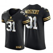 Wholesale Cheap San Francisco 49ers #31 Raheem Mostert Men's Nike Black Edition Vapor Untouchable Elite NFL Jersey