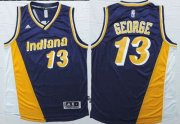 Wholesale Cheap Indiana Pacers #13 Paul George Revolution 30 Swingman 2014 New Navy Blue Multicolor Jersey