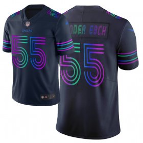 Wholesale Cheap Nike Cowboys #55 Leighton Vander Esch Navy Men\'s Stitched NFL Limited City Edition Jersey