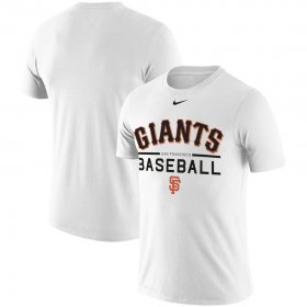 Wholesale Cheap San Francisco Giants Nike Practice Performance T-Shirt White