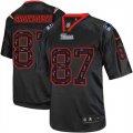 Wholesale Cheap Nike Patriots #87 Rob Gronkowski New Lights Out Black Men's Stitched NFL Elite Jersey
