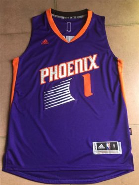 Wholesale Cheap Men\'s Phoenix Suns Booker adidas Purple Road Replica Jersey