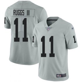Wholesale Cheap Nike Raiders #11 Henry Ruggs III Silver Men\'s Stitched NFL Limited Inverted Legend Jersey