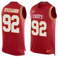 Wholesale Cheap Nike Chiefs #92 Tanoh Kpassagnon Red Team Color Men's Stitched NFL Limited Tank Top Jersey