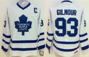 Wholesale Cheap Maple Leafs #93 Doug Gilmour White CCM Throwback Stitched NHL Jersey
