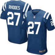 Wholesale Cheap Nike Colts #27 Xavier Rhodes Royal Blue Team Color Men's Stitched NFL Vapor Untouchable Elite Jersey