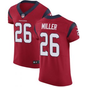 Wholesale Cheap Nike Texans #26 Lamar Miller Red Alternate Men\'s Stitched NFL Vapor Untouchable Elite Jersey