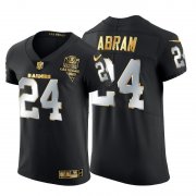 Wholesale Cheap Las Vegas Raiders #24 Johnathan Abram Men's Nike Black Edition Vapor Untouchable Elite NFL Jersey