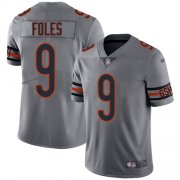 Wholesale Cheap Nike Bears #9 Nick Foles Silver Youth Stitched NFL Limited Inverted Legend Jersey