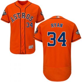 Wholesale Cheap Astros #34 Nolan Ryan Orange Flexbase Authentic Collection 2019 World Series Bound Stitched MLB Jersey