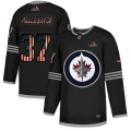 Wholesale Cheap Winnipeg Jets #37 Connor Hellebuyck Adidas Men's Black USA Flag Limited NHL Jersey