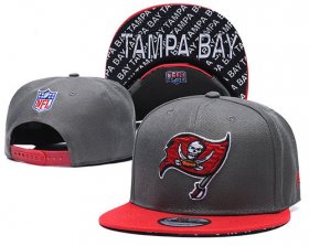 Wholesale Cheap Buccaneers Team Logo Gray Red Adjustable Hat TX