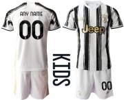 Wholesale Cheap Youth 2020-2021 club Juventus home customized white Soccer Jerseys