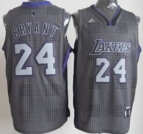 Wholesale Cheap Los Angeles Lakers #24 Kobe Bryant Black Rhythm Fashion Jersey
