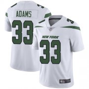 Wholesale Cheap Nike Jets #33 Jamal Adams White Men's Stitched NFL Vapor Untouchable Limited Jersey