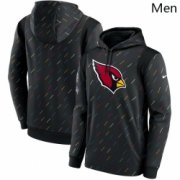 Wholesale Cheap Men Arizona Cardinals Nike Charcoal 2021 NFL Crucial Catch Therma Pullover Hoodie
