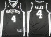 Wholesale Cheap San Antonio Spurs #4 Danny Green Revolution 30 Swingman Black Jersey