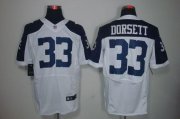 Wholesale Cheap Nike Cowboys #33 Tony Dorsett White Thanksgiving Throwback Men's Stitched NFL Elite Jersey