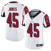 Wholesale Cheap Nike Falcons #45 Deion Jones White Women's Stitched NFL Vapor Untouchable Limited Jersey
