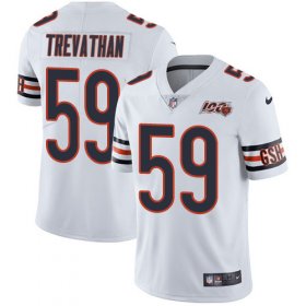 Wholesale Cheap Nike Bears #59 Danny Trevathan White Men\'s 100th Season Stitched NFL Vapor Untouchable Limited Jersey