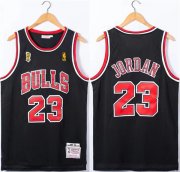 Wholesale Men's Chicago Bulls #23 Michael Jordan Red 1996-97 Throwback Champions Stitched Jersey