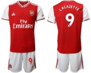 Wholesale Cheap Arsenal #9 Lacazette Home Soccer Club Jersey